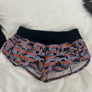 Lululemon Speed Up Shorts 2.5” Rainbow Multi-Color